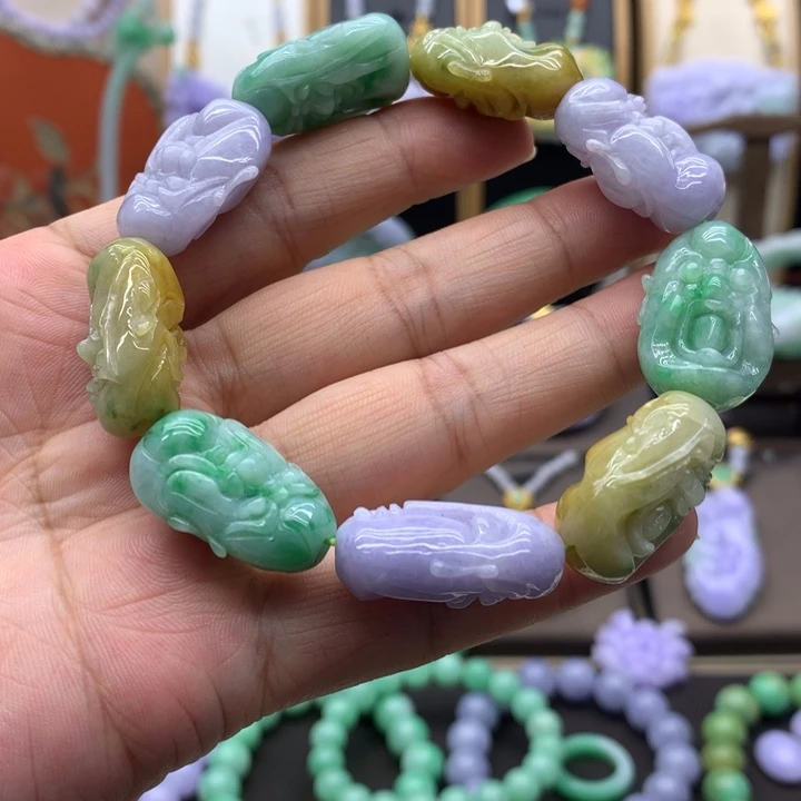 未镶嵌手链翡翠翡翠手链