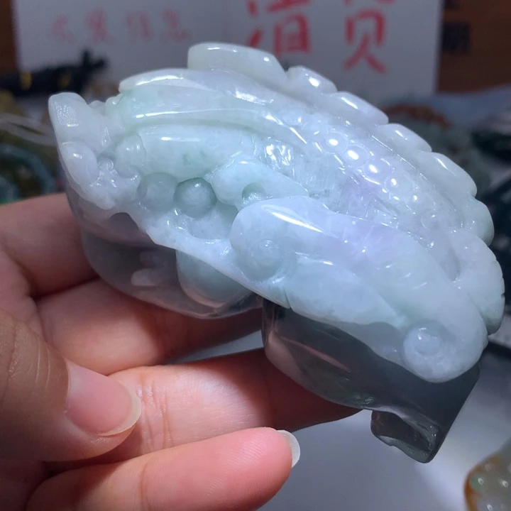 翡翠颈饰未镶嵌保真天然A货翡翠