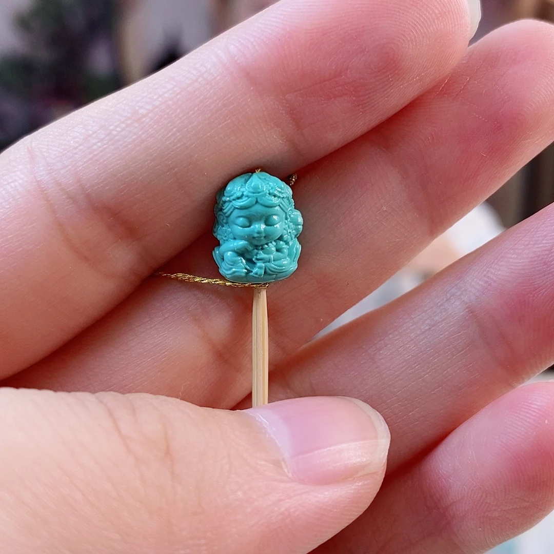晚***星未镶嵌绿松石珠宝奇石