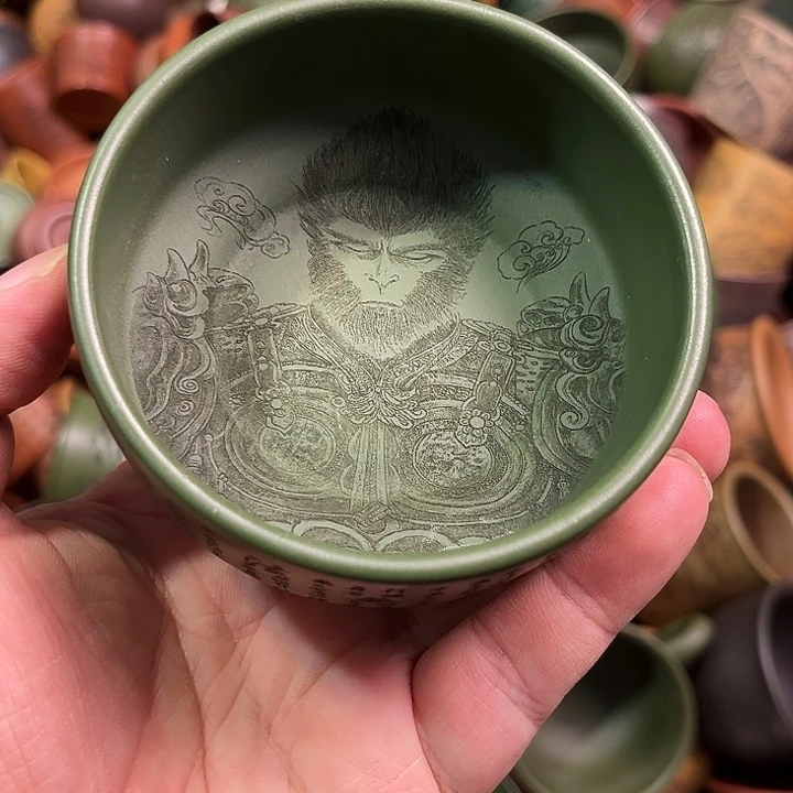 紫砂茶杯全手工紫砂主人杯