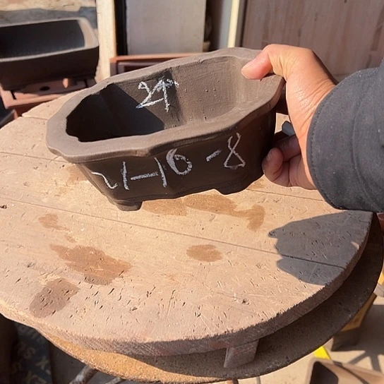 紫砂花盆透气花盆