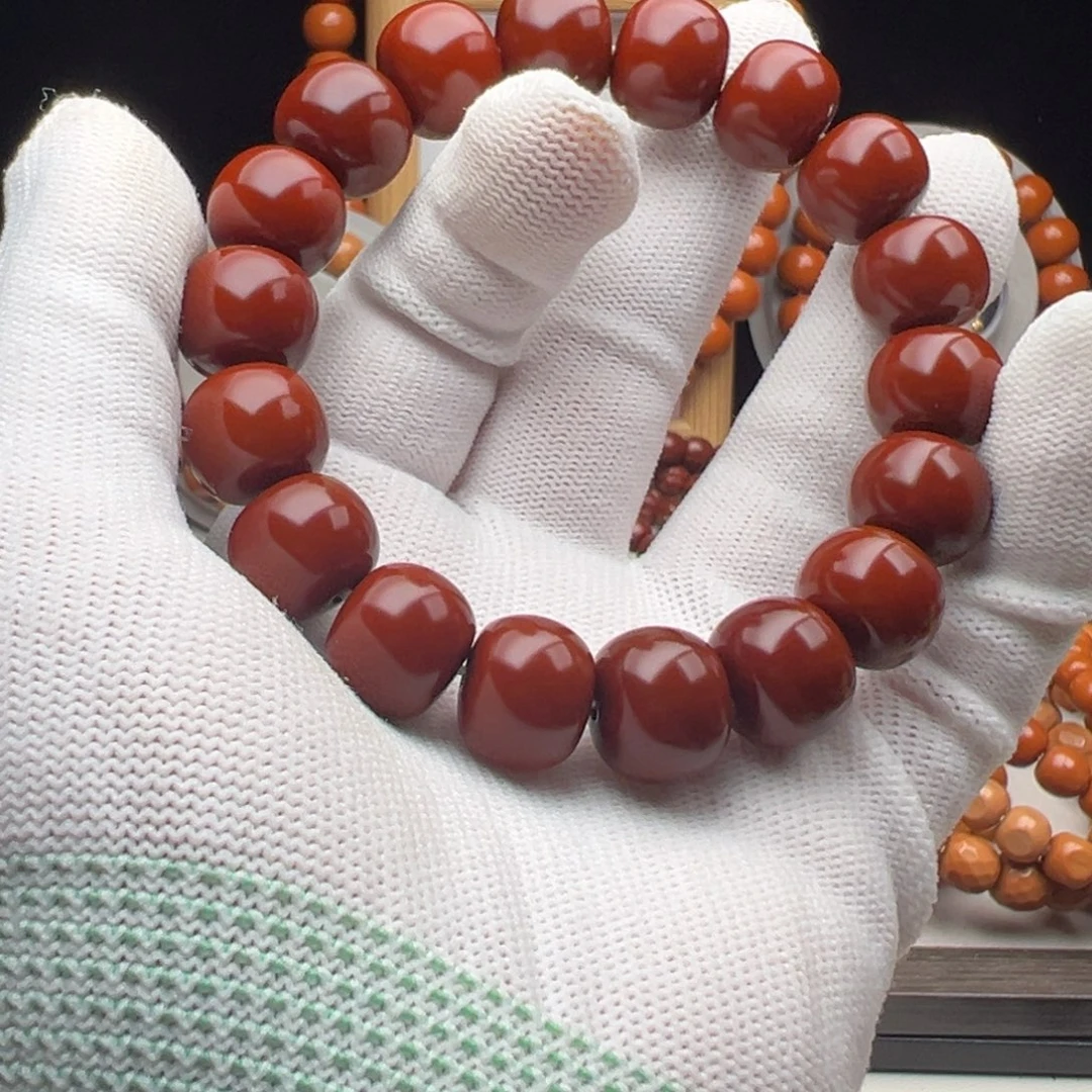 *****猴头核桃手串聚宝盆老邢玉化料