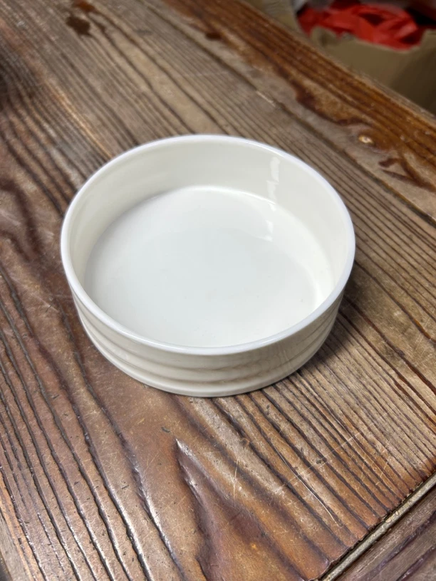 茶疯堂，日式，白瓷，复古壶承，手工陶瓷简约茶盘家用，口径13厘米