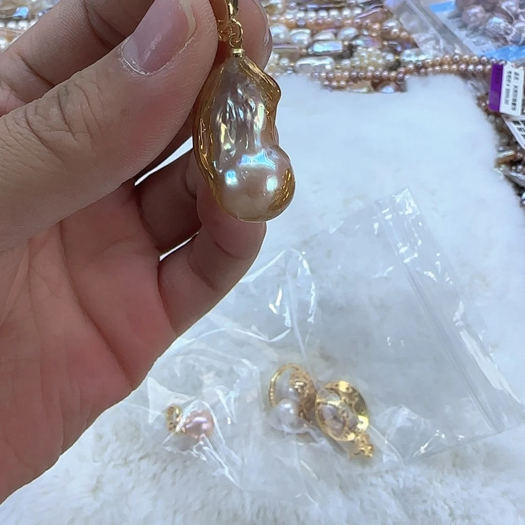 未镶嵌项链定制多样性发货发其一541淡水珍珠