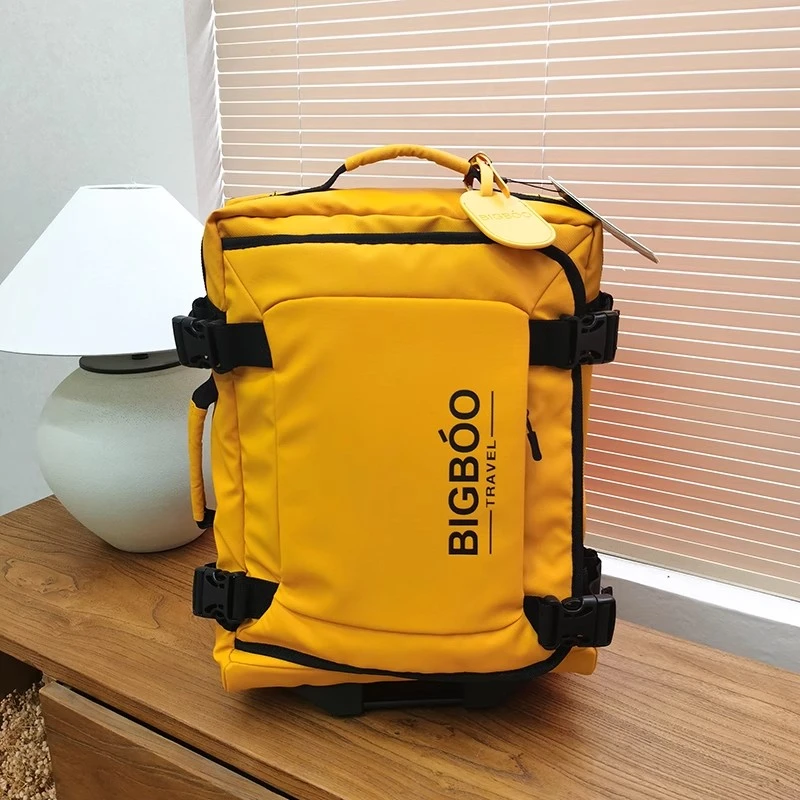 2025新款出口20寸登机箱超轻可提牛津布拉杆箱户外防泼水软行李箱