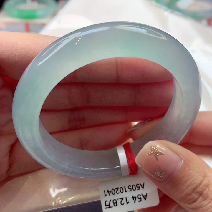 未镶嵌手镯翡翠大**子分单正圈77