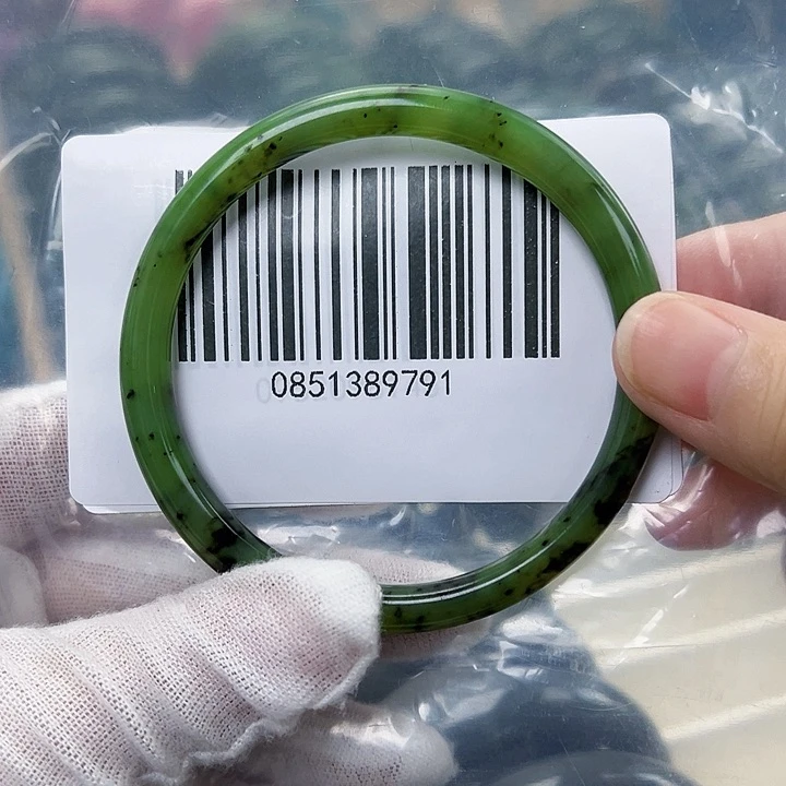 和田玉手镯未镶嵌58