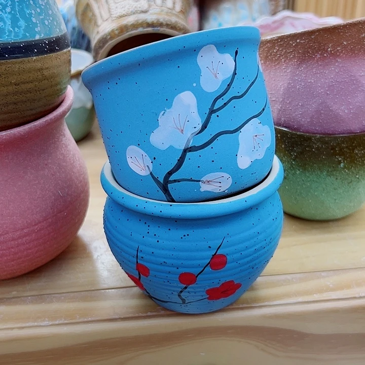 有孔，满10元发货多肉陶瓷花盆