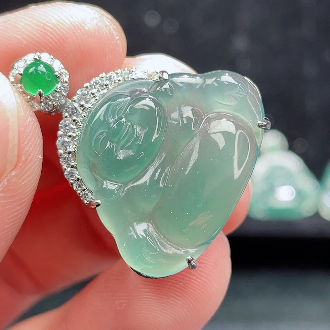 翡翠颈饰未镶嵌063，