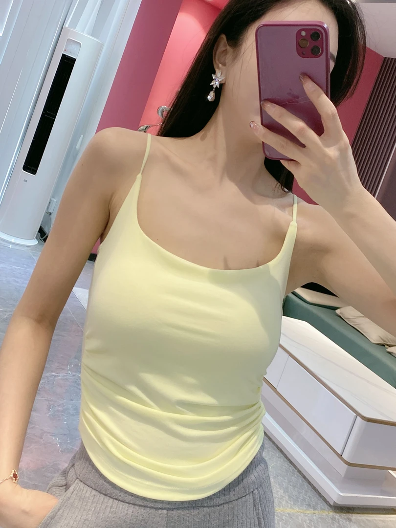 有杯垫性感吊带背心