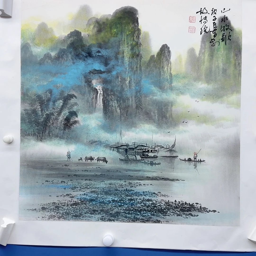 国画多次参加国内外大型