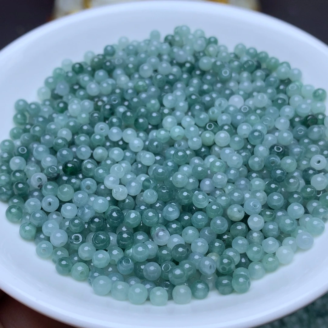【闪购商品】翡翠手链未镶嵌卡3.5冰蓝水100个