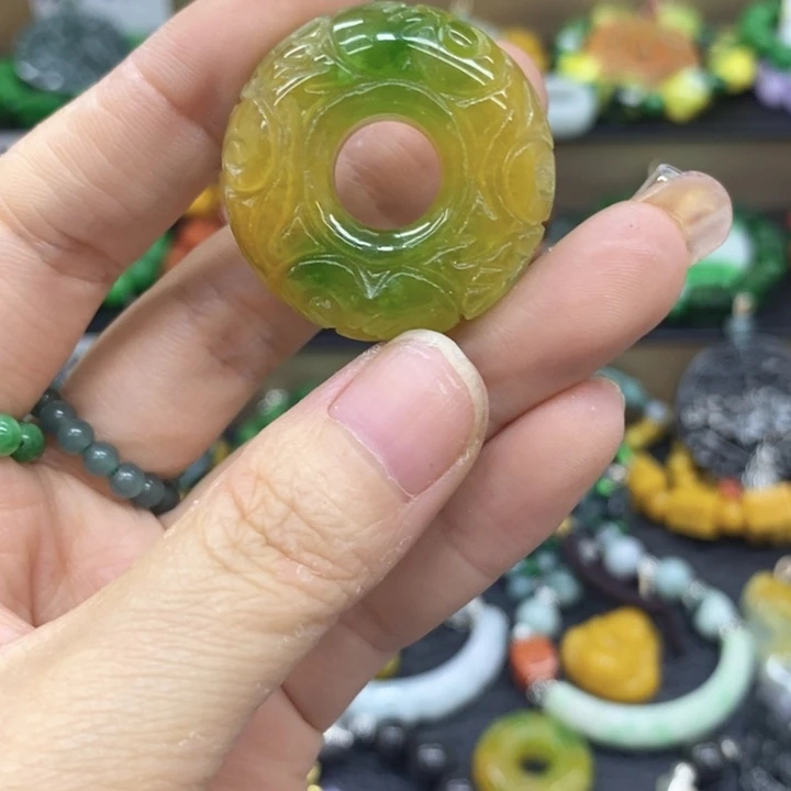 翡翠未镶嵌颈饰项链41