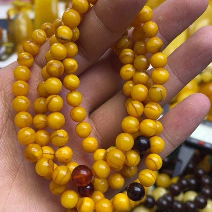 琥珀未镶嵌珠宝奇石
