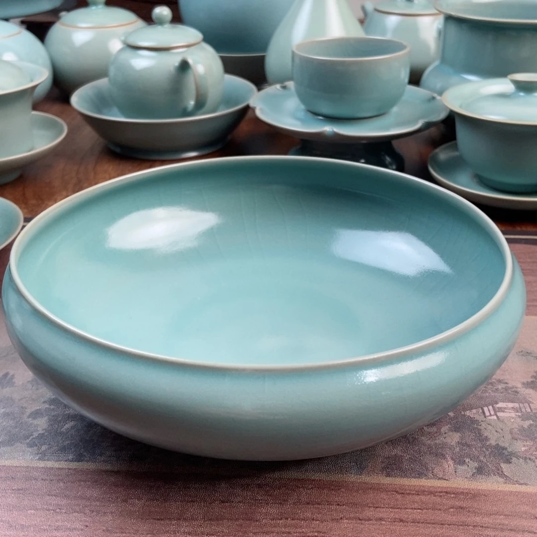 摆件原产地原矿汝瓷～茶器