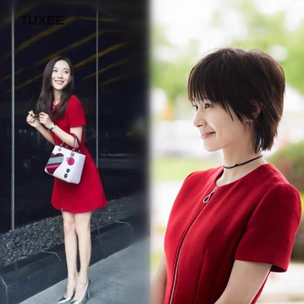 红色王子文明星同款连衣裙女装2025新款夏季小个子显瘦法式气质裙