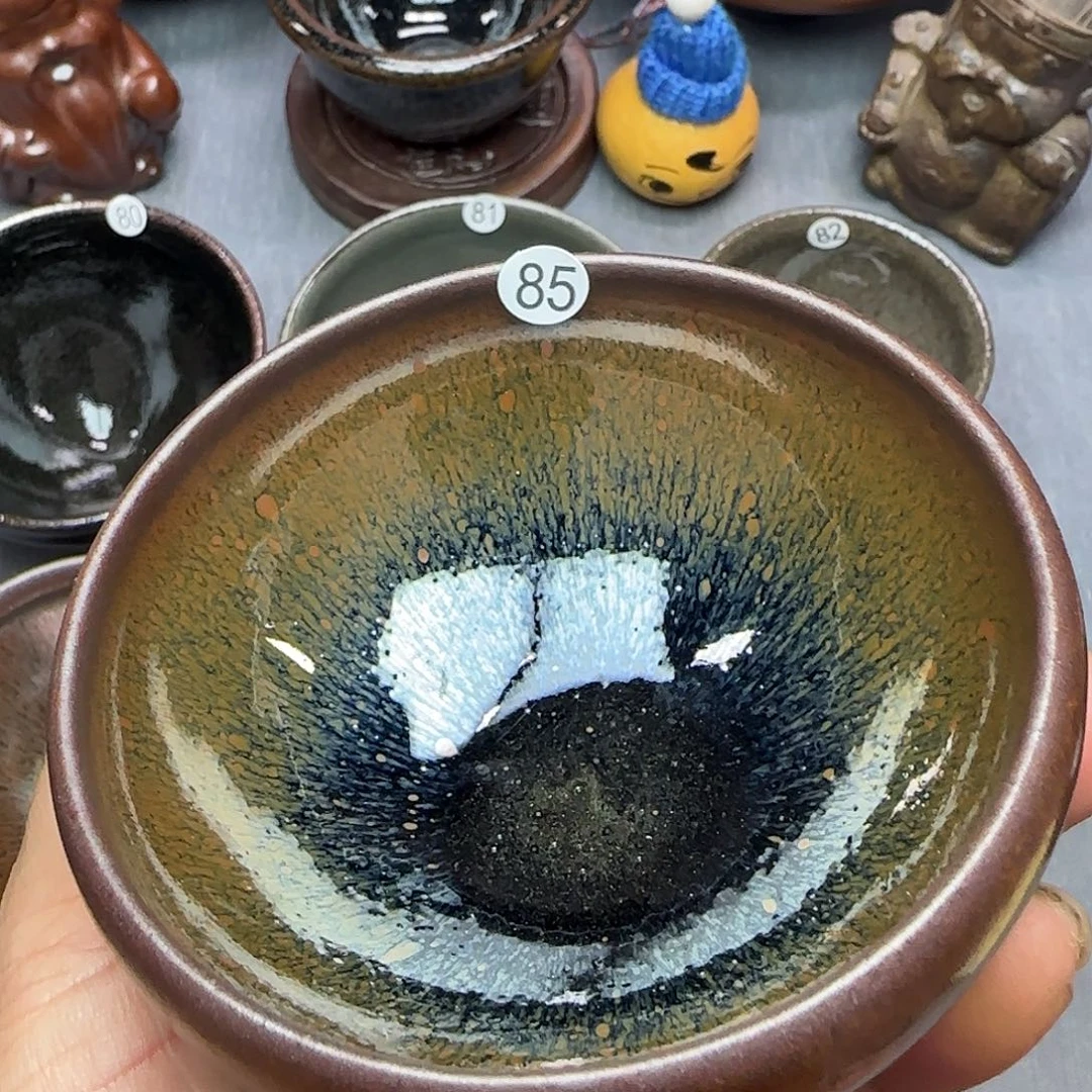 牛***腩茶盏印春堂柴烧建盏