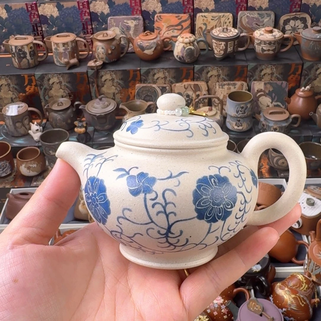 茶壶紫砂200cc原矿精工半手
