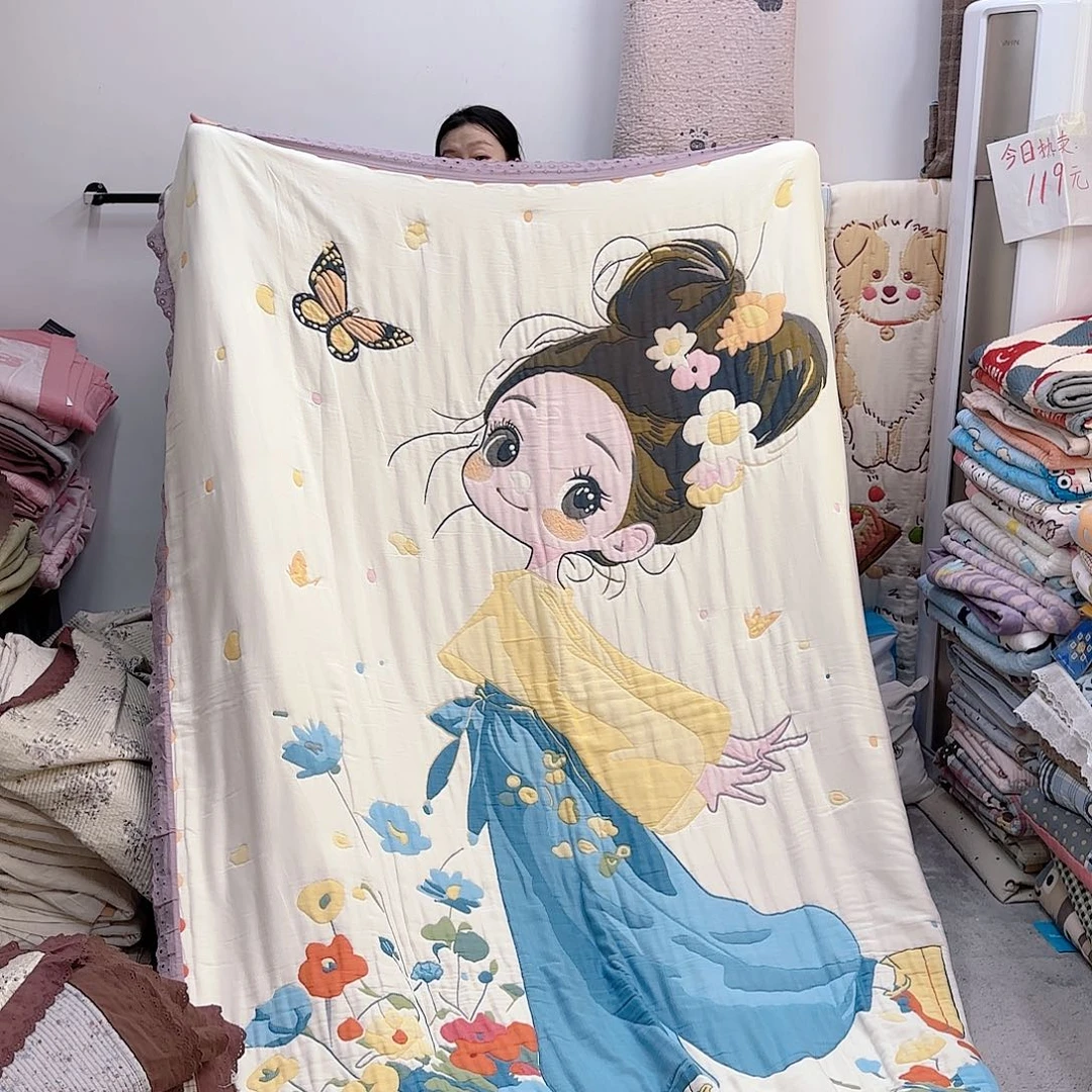 棉159/200古装女孩泡芙被