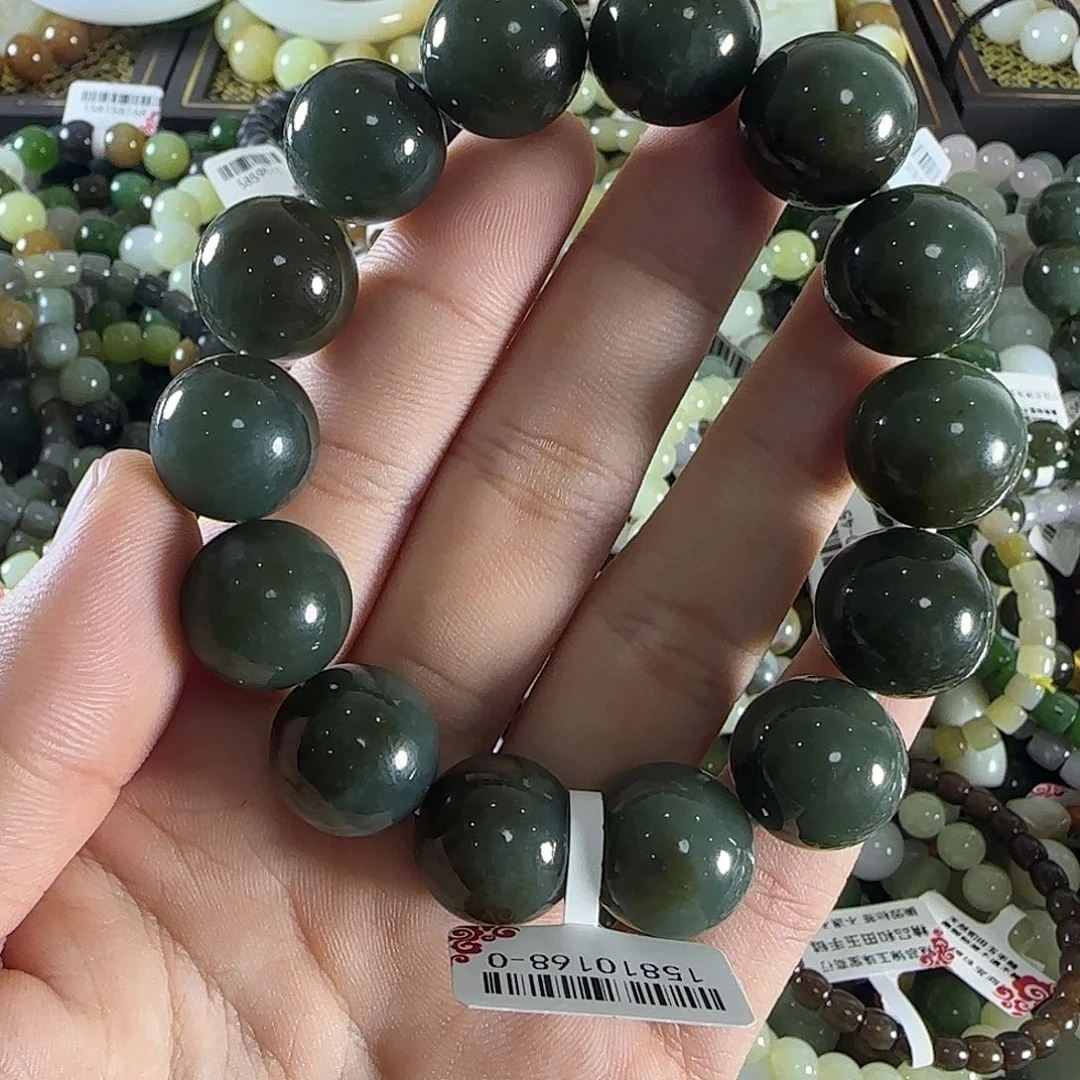 和田玉手链未镶嵌225