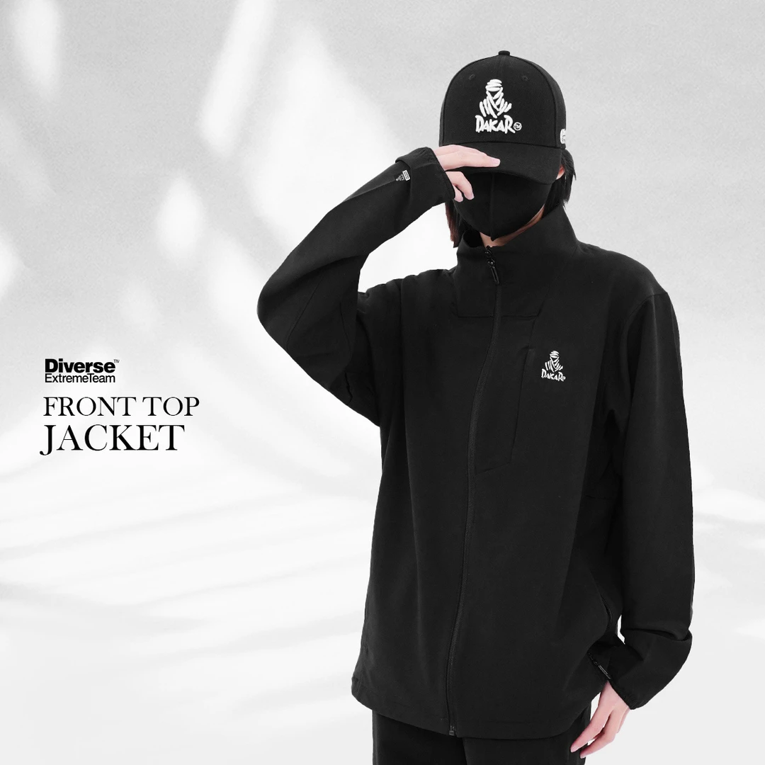 达喀尔【贺莱】夹克休闲春秋宽松男士透气户外运动夹克