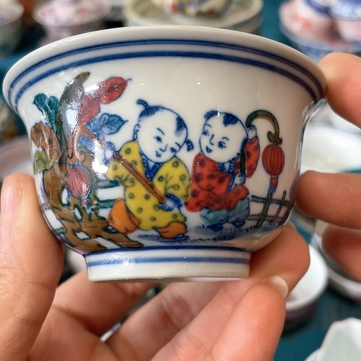 景德镇陶瓷主人杯12333