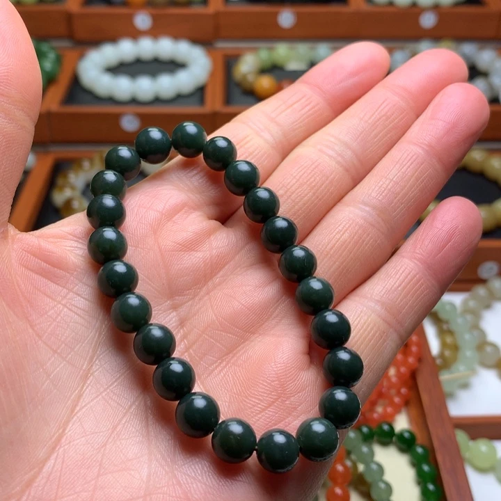 和田玉手串未镶嵌