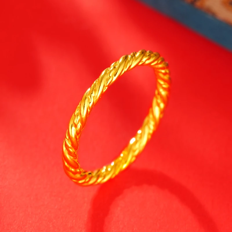 【夏夏专享】足金999 麻花配件  BP 90061