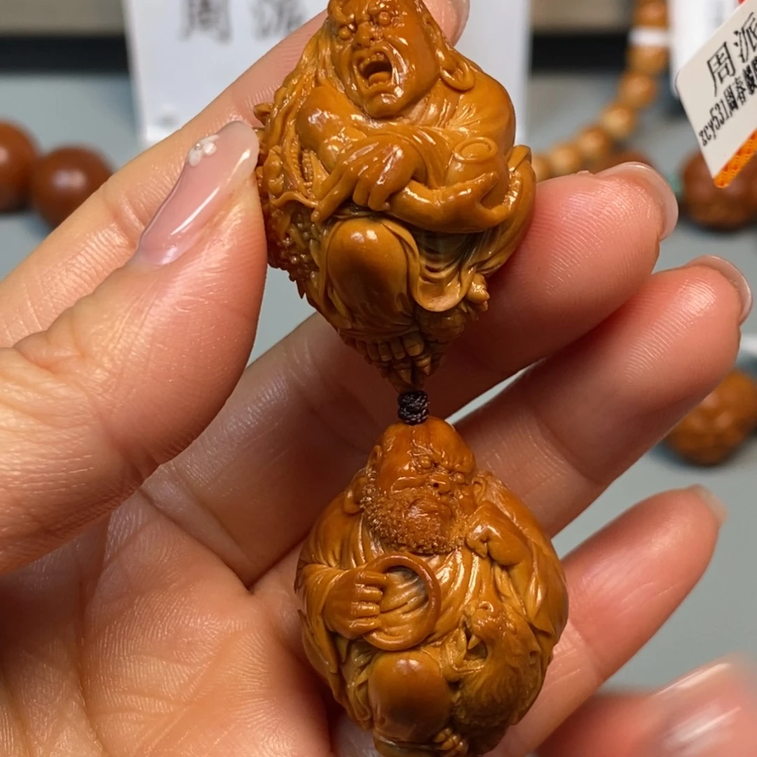手串/手链橄榄核降龙伏虎罗汉单子