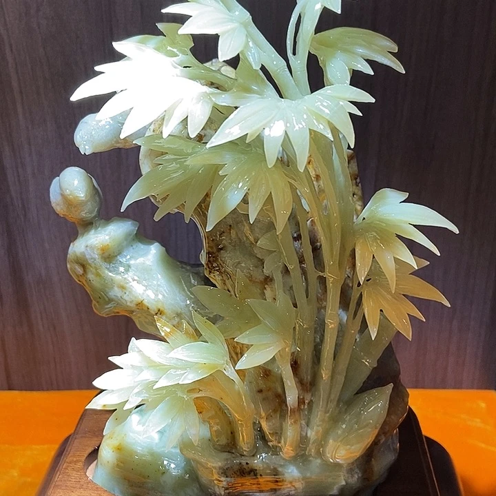 蛇纹石玉（覆膜）合金珠宝奇石