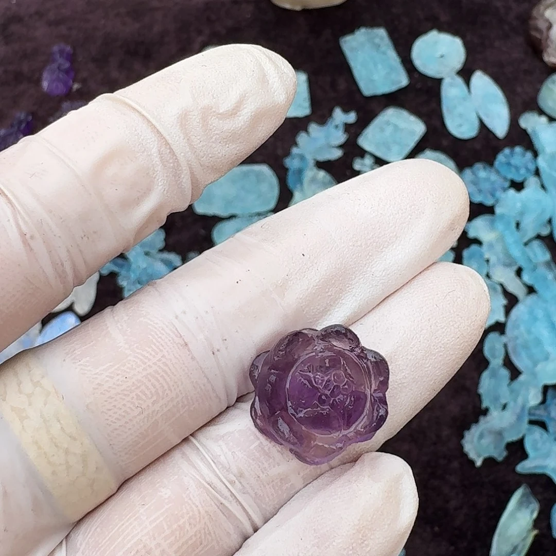 D***c颈饰水晶未镶嵌紫水晶