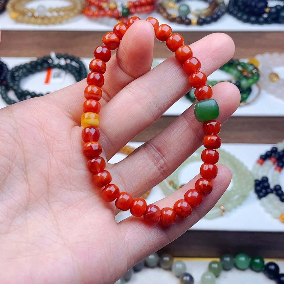 手链未镶嵌南红玛瑙