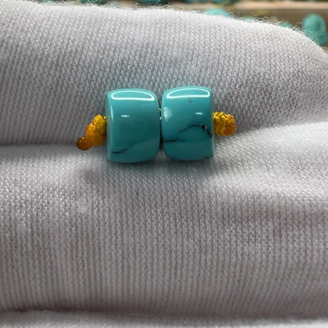 未镶嵌绿松石直切珠7.5mm