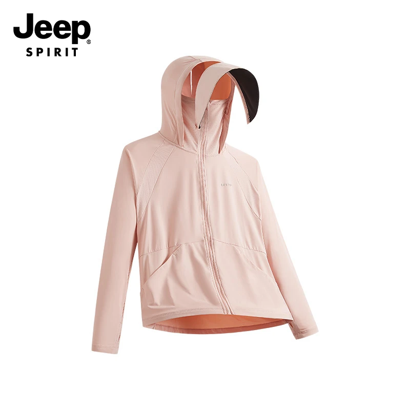 JEEP SPIRIT吉普UPF50+防晒衣透气轻薄防紫外线户外情侣款皮肤衣