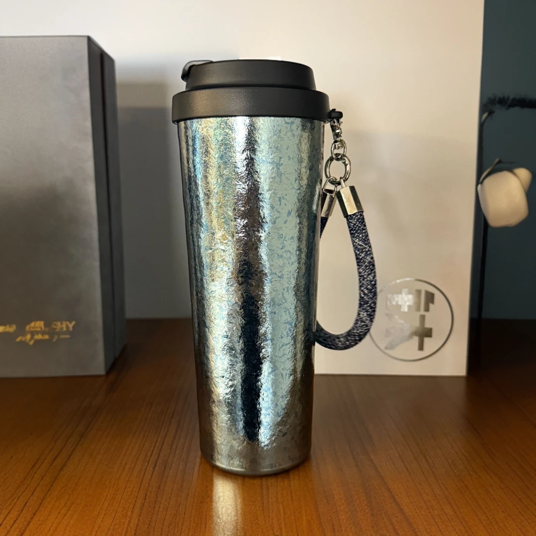 【源头工厂】纯钛咖啡保温杯钛杯大容量便携外出礼盒装