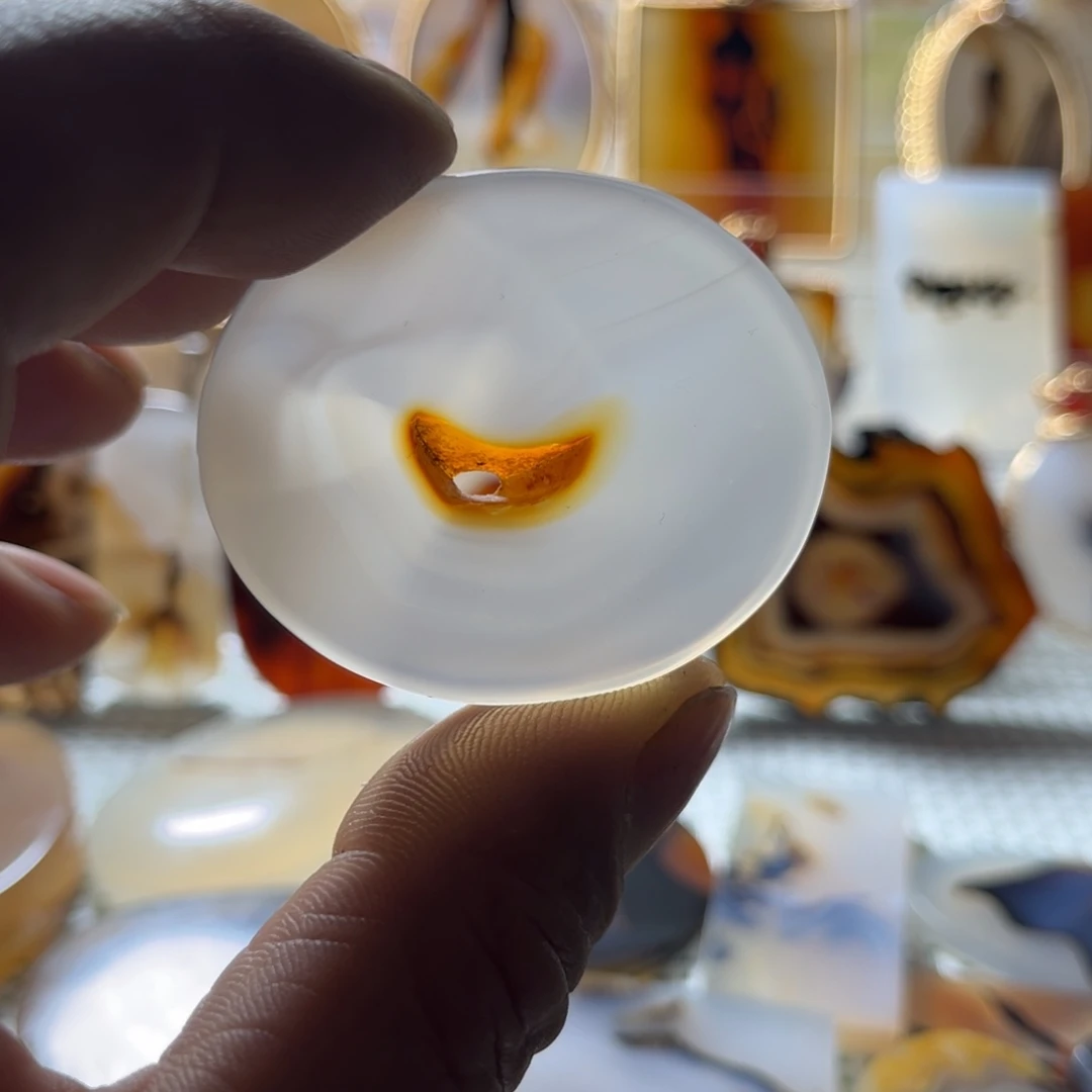 玛瑙/玉髓未镶嵌吊坠(不含链)