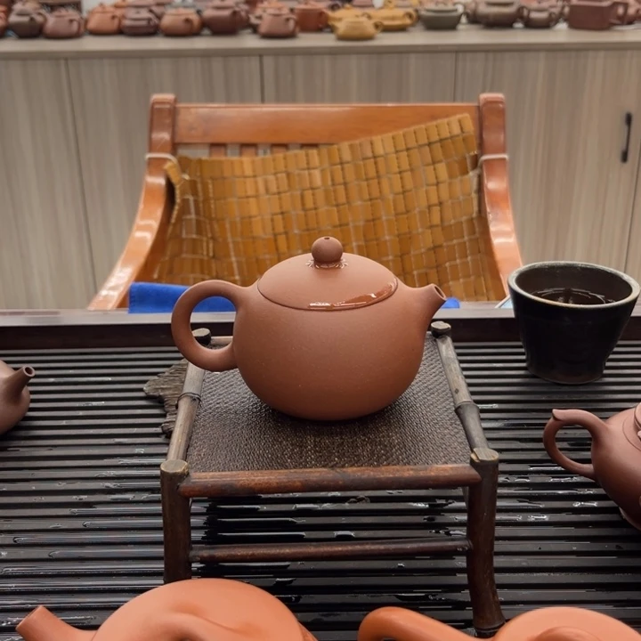 茶壶紫砂可**乐清水泥半手工