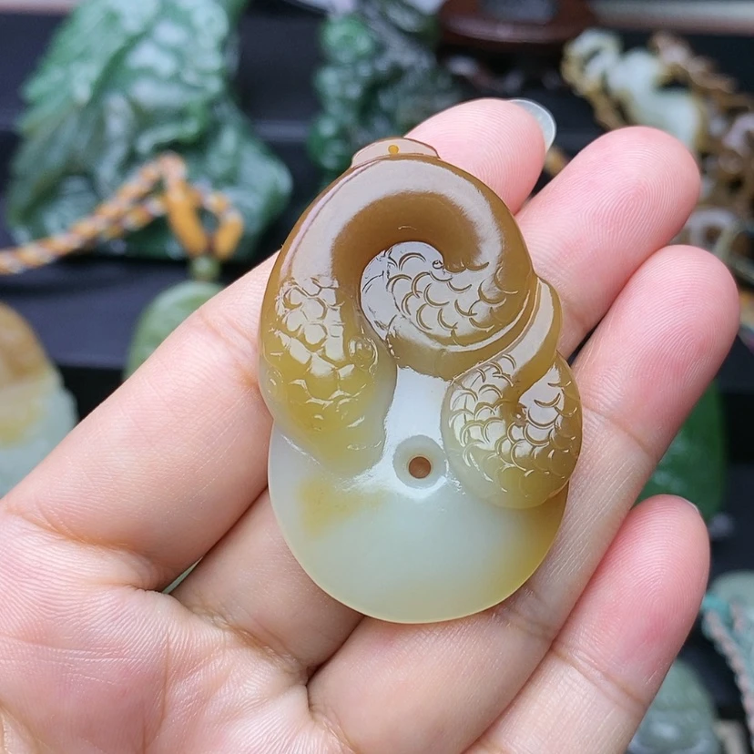 【闪购商品】未镶嵌和田玉挂件奔*霸