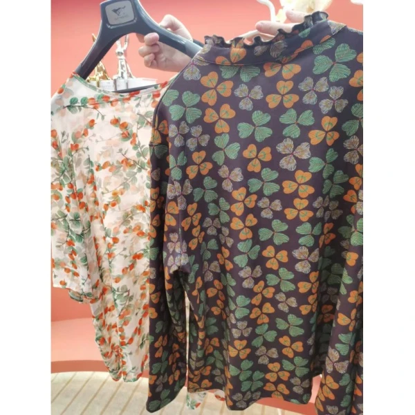 B001NO退NO换秋冬新款洋气减龄显瘦遮肉大码女装