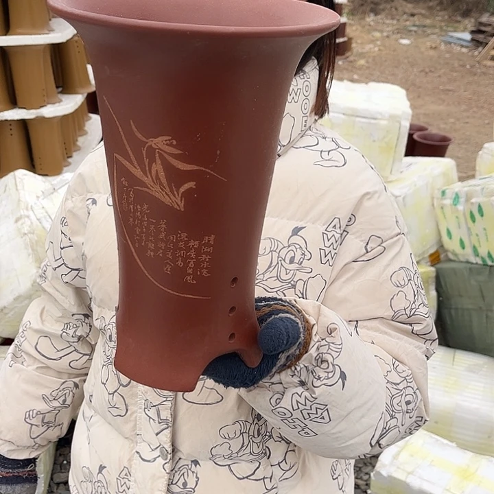 宜兴紫砂精品花盆