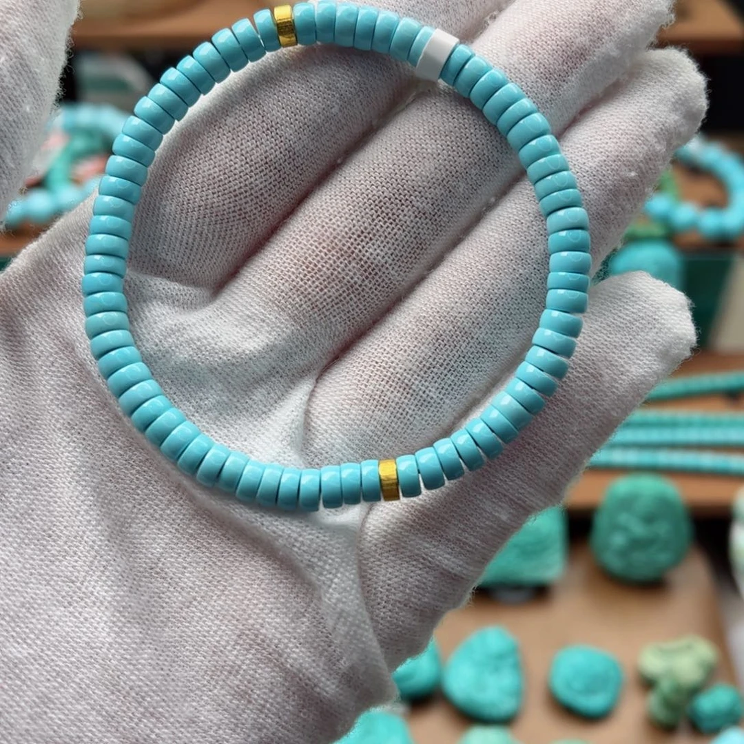 未镶嵌绿松石尺寸5.1mm
