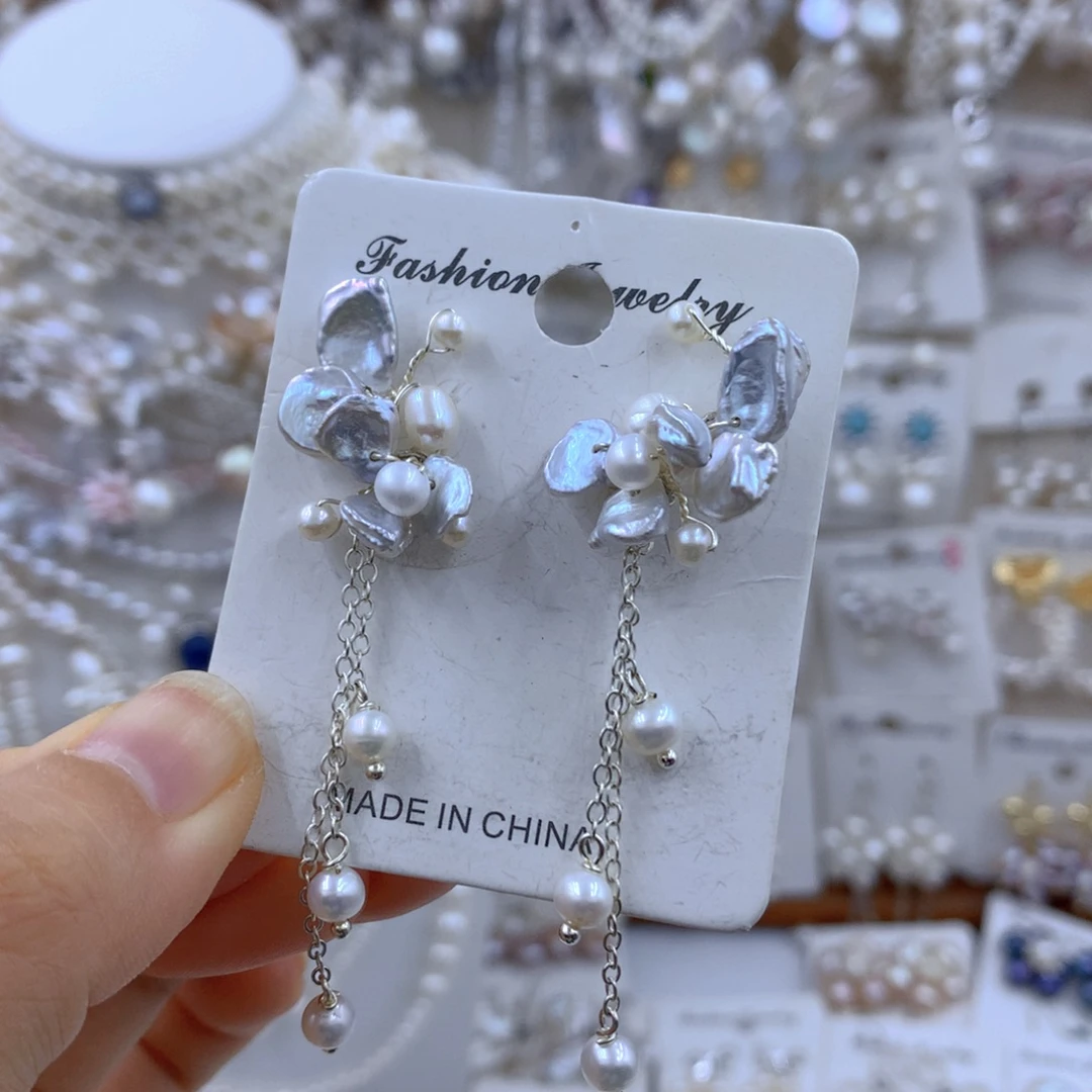 银S925镶嵌手链淡水珍珠