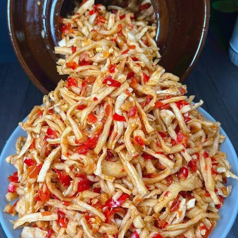湖南农家香辣萝卜条手工腌制下饭菜香脆开胃美味即食