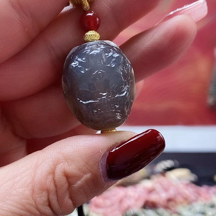 玛瑙/玉髓颈饰合金