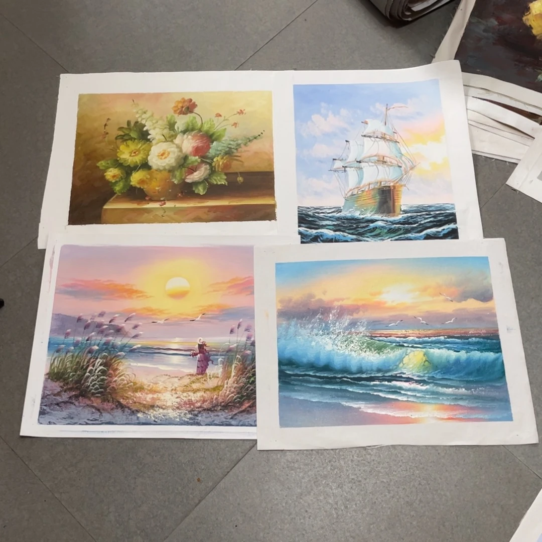 H***阳油画油画作品入选作品3040