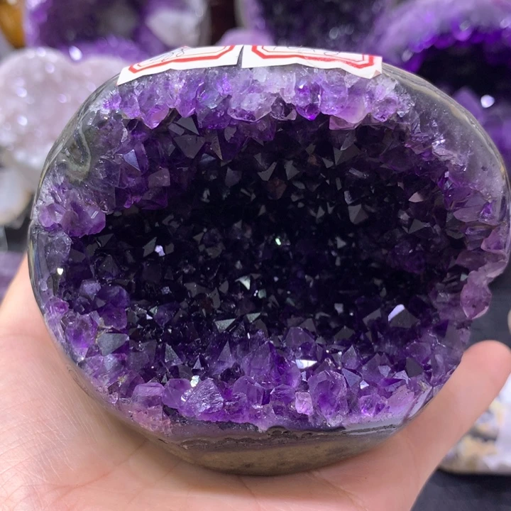 紫晶珠宝半成品未镶嵌