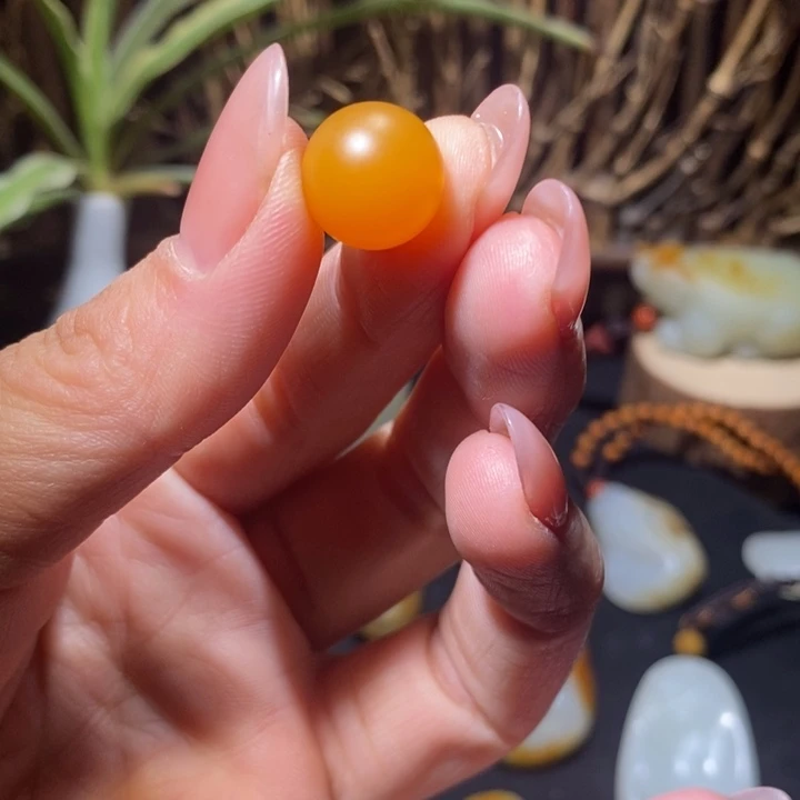 和田玉手串未镶嵌味***.