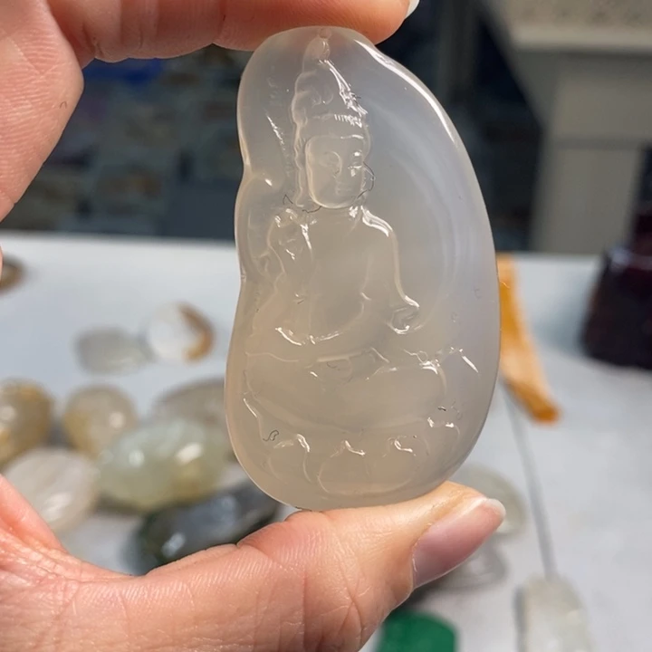 玛瑙/玉髓吊坠(不含链)未镶嵌