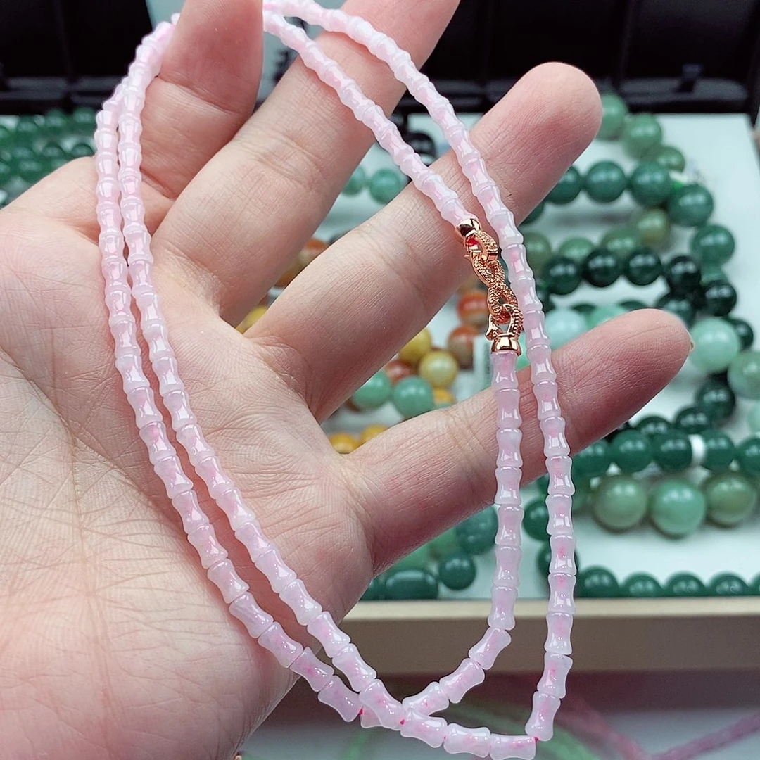 翡翠未镶嵌毛衣链