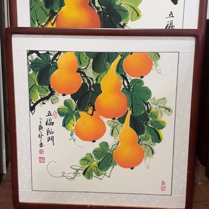 国画带框尺寸63*63厘米